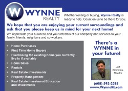 Wynne Realty Postcard